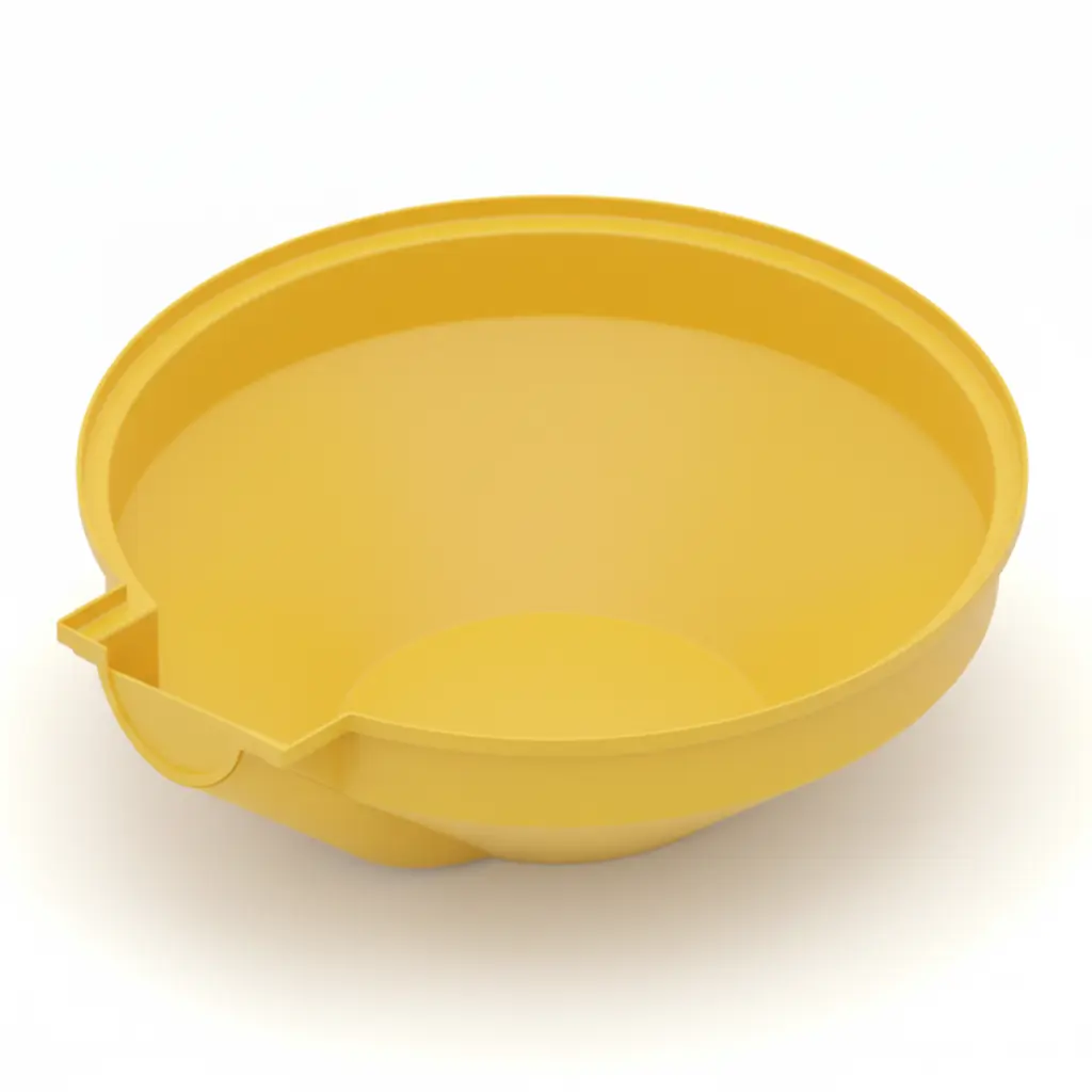 Auger Hopper Large Round PE